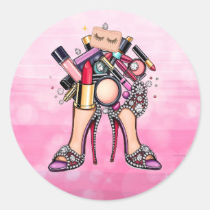 Sticker Rond Remballer   Glam