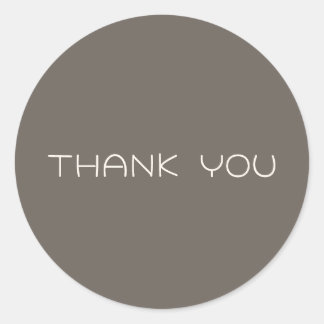 Sticker Rond Remerciement personnalisé