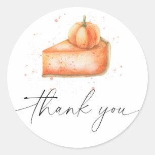 Sticker Rond Remerciement pour baby shower pour tarte à la citr