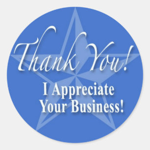 Sticker Rond Remerciements!