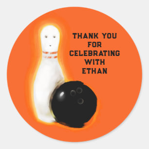 Sticker Rond Remerciements d'anniversaire Halloween d'octobre