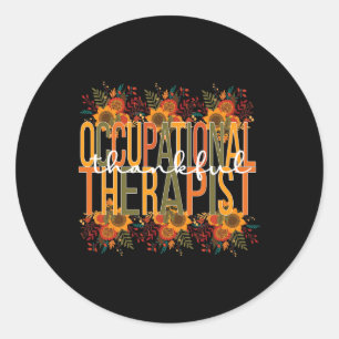 Sticker Rond Remerciements Professionnels-Thanksgiving Ot The