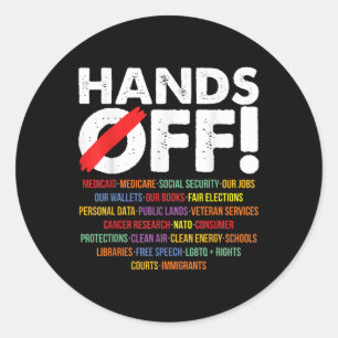 Sticker Rond Remettez Ma Manifestation Pour L'Assurance Maladie