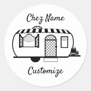 Sticker Rond Remorque caravane arrondie Thunder_Cove