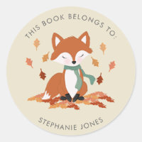 Renard d'automne Woodland Anniversaire Ce livre ap