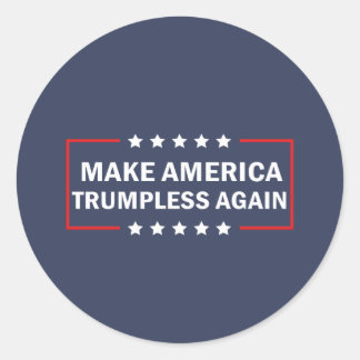 Sticker Rond Rendez à l'Amérique son caractère non trumpien