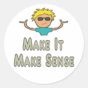 Sticker Rond Rendre le sens