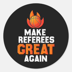 Sticker Rond Rendre sa grandeur aux arbitres