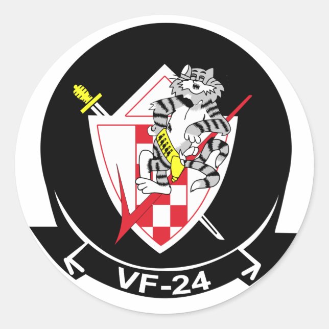 Sticker Rond Renégats VF-24 de combat (Devant)