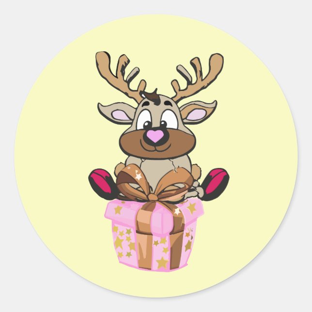 Sticker Rond Renne (Devant)