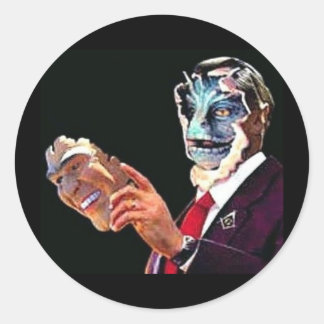 Sticker Rond reptilien