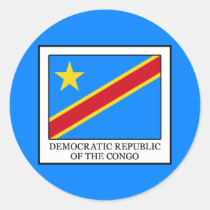 Sticker Rond République démocratique du Congo