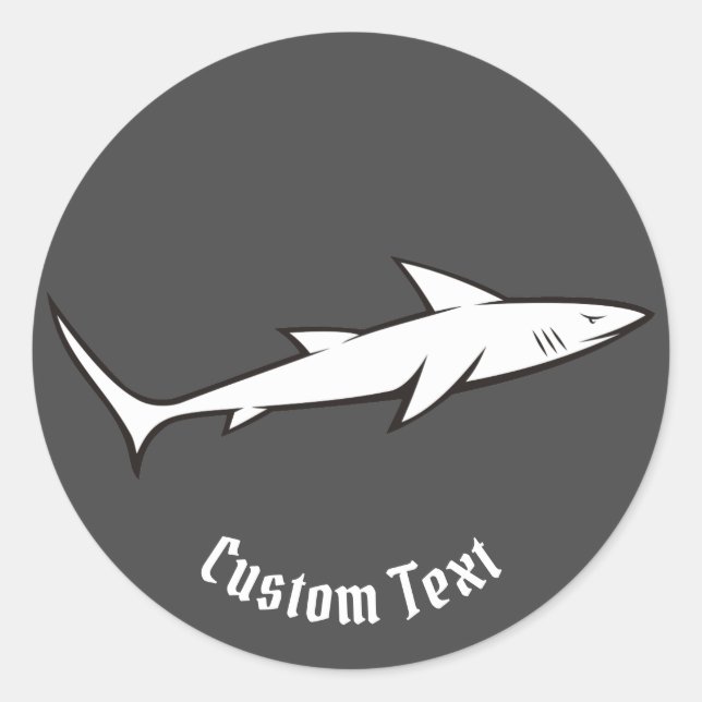 Sticker Rond Requin (Devant)
