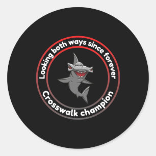 Sticker Rond requin marteau