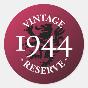 Sticker Rond Réservation vintage 1944