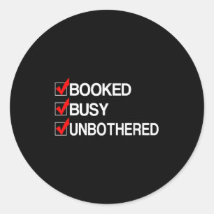 Sticker Rond Réservé Occupé Et Non Empêché Motivation Entrepren