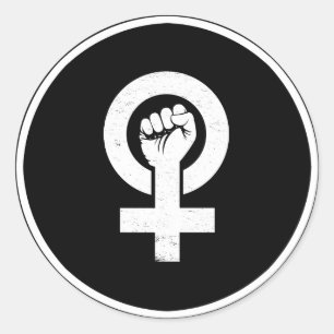 Sticker Rond Résistance féministe