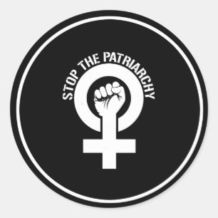 Sticker Rond Résistance féministe - Stop The Patriarchy — whik