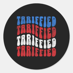 Sticker Rond Résistance Tarifée Protester Contre Tarifs Hommes