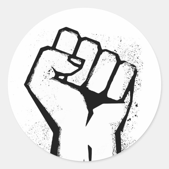 STICKER ROND RÉSISTER (Devant)