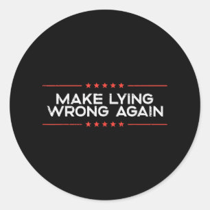 Sticker Rond Résistez À Rendre Le Mal Mal À Nouveau Manifestati
