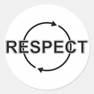 Sticker Rond Respect
