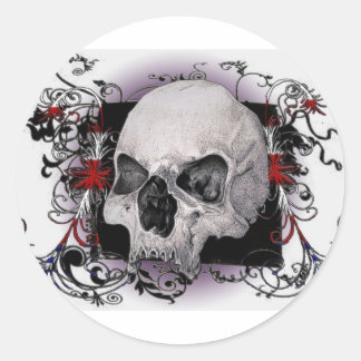 Sticker Rond Respectez nos morts