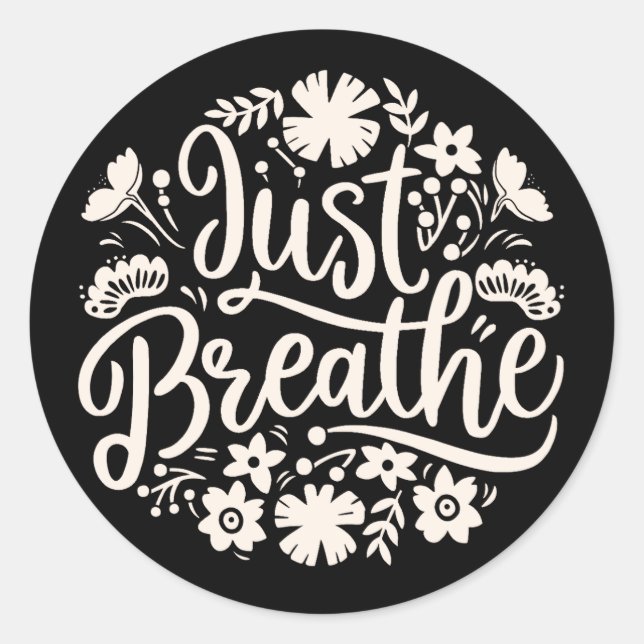 Sticker Rond Respire (Devant)