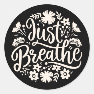 Sticker Rond Respire
