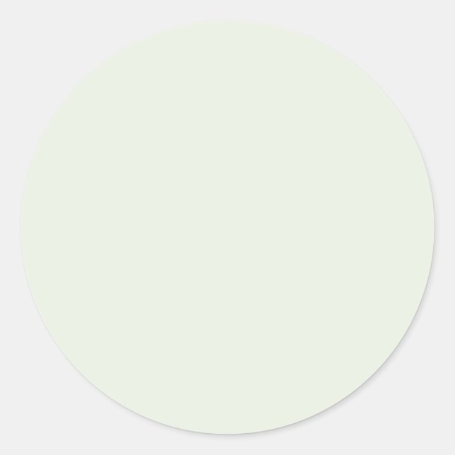 Sticker Rond Ressort Whisper vert couleur solide (Devant)