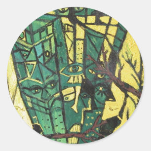 STICKER ROND RESTAURANTS FORESTIERS