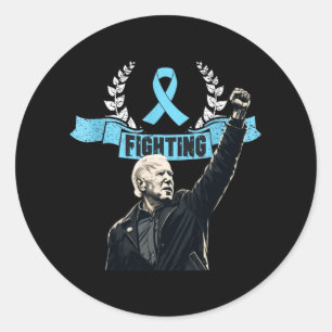 Sticker Rond Restez fort Biden Support Patriotique Prostat De R