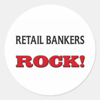 Sticker Rond Retail Bankers Rock