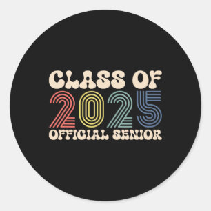 Sticker Rond Retour À L'École2 Senior 2025