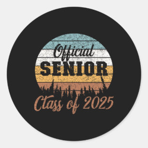 Sticker Rond Retour À L'École5 Senior 2025