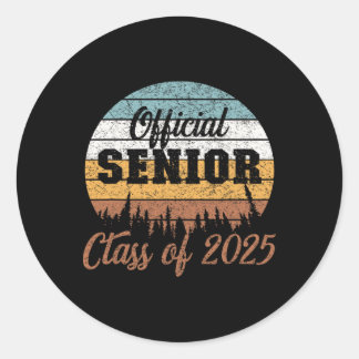 Sticker Rond Retour À L'École5 Senior 2025