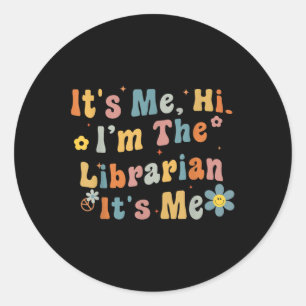 Sticker Rond Retour À L'École Son Moi Bonjour Je M'Appelle Le B