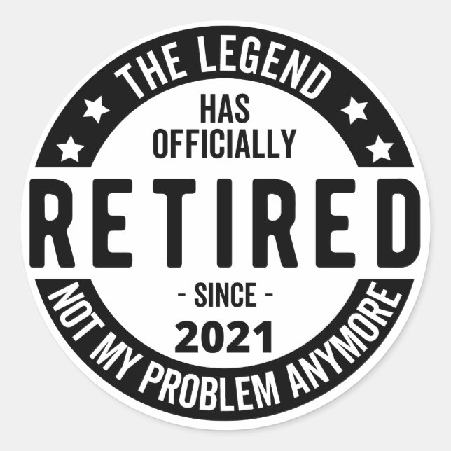 Sticker Rond retraité (Devant)