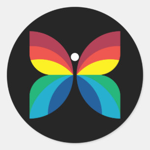 Sticker Rond  Rétro 1958-1966