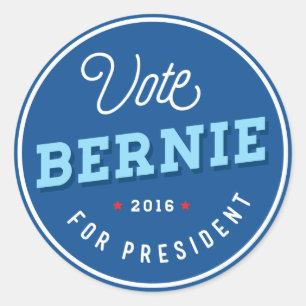 Sticker Rond Retro Bernie