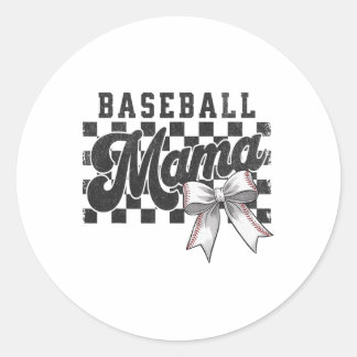 Sticker Rond Retro Bysebyll Mama Coquette Bow Cute Softbyll Gam