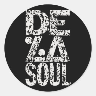 Sticker Rond Retro De La Soul Cadeaux De Musique Cool Pour Vent