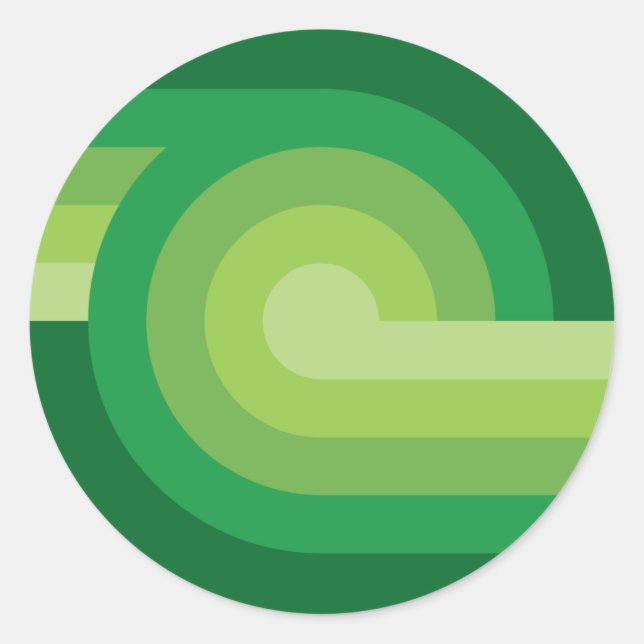 Sticker Rond rétrospective9 (Devant)