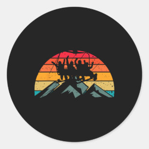 Sticker Rond Réunion de Conseil d'Administration de Snowboard T