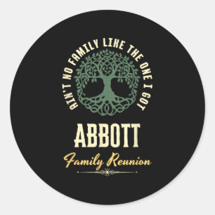 Sticker Rond Reunion Familiale 2025 Conception Correspondante -