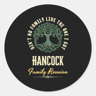 Sticker Rond Reunion familiale 2025 Conception correspondante -