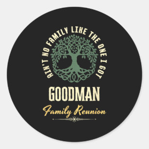 Sticker Rond Reunion familiale 2025 Conception correspondante -