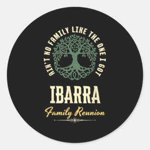 Sticker Rond Reunion Familiale 2025 Conception Correspondante -