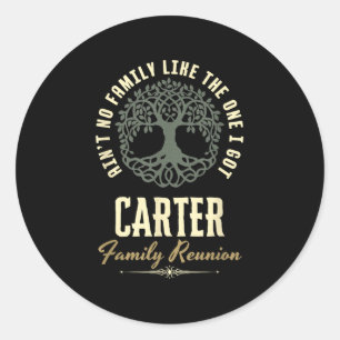 Sticker Rond Reunion familiale 2025 Conception de jumelage - Ca