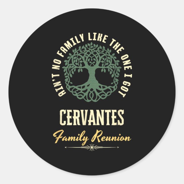 Sticker Rond Reunion familiale 2025 Conception de jumelage - Ce (Devant)